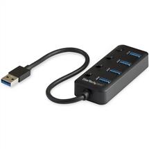 StarTech.com 4 Port USB 3.0 Hub  USBA to 4x USB 3.0 TypeA with