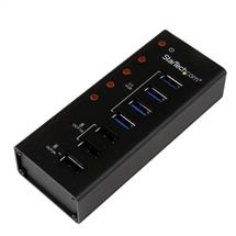 StarTech.com 4 Port USB 3.0 Hub plus 3 Dedicated USB Charging Ports (2