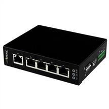 StarTech.com 5 Port Unmanaged Industrial Gigabit Ethernet Switch  DIN