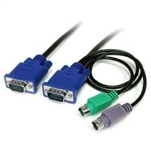 KVM Cables | StarTech.com 6 ft 3-in-1 Ultra Thin PS/2 KVM Cable