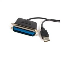Printer Cables | StarTech.com 6 ft USB to Parallel Printer Adapter - M/M