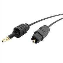 Audio Cables | StarTech.com 6ft Toslink to Mini Digital Optical SPDIF Audio Cable