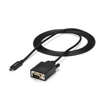 StarTech.com 6ft/2m USB C to VGA Cable  1920x1200/1080p USB Type C to