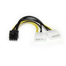 StarTech.com 6in LP4 to 8 Pin PCI Express Video Card Power Cable