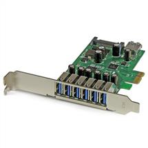 Green, Metallic | StarTech.com 7Port PCI Express USB 3.0 Card  Standard and LowProfile