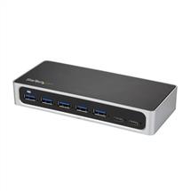 StarTech.com 7 Port USB C Hub with Fast Charge Port  USBC to 5x USBA