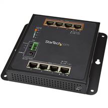 Startech Network Switches | StarTech.com Industrial 8 Port Gigabit PoE Switch  4 x PoE+ 30W  Power