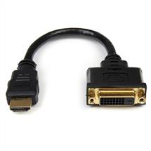 StarTech.com 8in HDMI to DVID Video Cable Adapter  HDMI Male to DVI