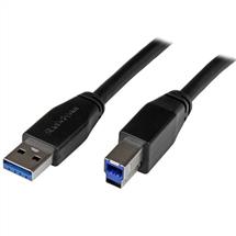 StarTech.com Active USB 3.0 USBA to USBB Cable  M/M  5m (15ft), 5 m,