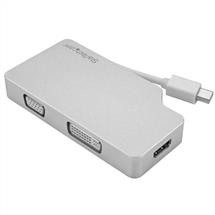 StarTech.com Aluminum Travel A/V Adapter: 3in1 Mini DisplayPort to