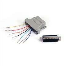 Startech Cable Gender Changers | StarTech.com DB25 to RJ45 Modular Adapter - M/F | In Stock