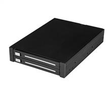 StarTech.com DualBay 2.5” SATA SSD / HDD Rack for 3.5” Bay  Trayless
