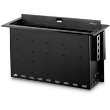 Aluminum, Steel | StarTech.com DualModule Conference Table Connectivity Box with Cable