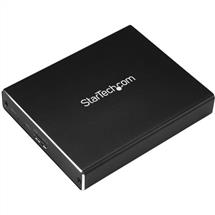 StarTech.com DualSlot Drive Enclosure for M.2 SATA SSDs  USB 3.1