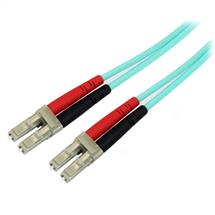 Startech Fibre Optic Cables | StarTech.com Fiber Optic Cable  10 Gb Aqua  Multimode Duplex 50/125