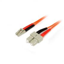 Cables | StarTech.com Fiber Optic Cable  Multimode Duplex 50/125  LSZH  LC/SC