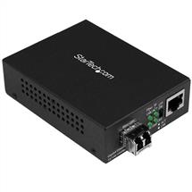 StarTech.com Gigabit Ethernet Fiber Media Converter  Compact  850nm MM