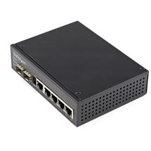 Startech  | StarTech.com Industrial 5 Port Gigabit Ethernet Switch 5 PoE RJ45 +2