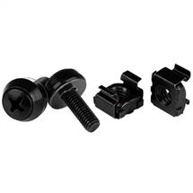 Startech Screws & Bolts | StarTech.com M5 x 12mm - Screws and Cage Nuts - 100 Pack, Black