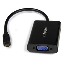 StarTech.com Micro HDMI to VGA Adapter Converter with Audio for