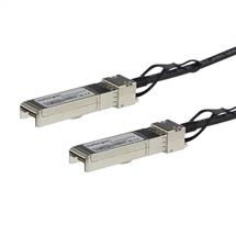 Startech Fibre Optic Cables | StarTech.com MSA Uncoded Compatible 1m 10G SFP+ to SFP+ Direct Attach