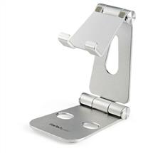 Silver | StarTech.com Phone and Tablet Stand  Foldable Universal Mobile Device