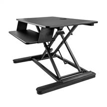 Startech Desktop Sit-Stand Workplaces | StarTech.com Sit Stand Desk Converter with Keyboard Tray  Large 35” x