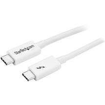 Thunderbolt Cables | StarTech.com Thunderbolt 3 Cable  20Gbps  1m  White  Thunderbolt, USB,