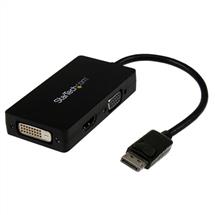 StarTech.com Travel A/V adapter: 3in1 DisplayPort to VGA DVI or HDMI