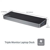 Startech Docking Stations | StarTech.com TripleMonitor USB 3.0 Docking Station  1x HDMI  2x
