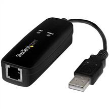 Modems | StarTech.com USB 2.0 Fax Modem  56K External Hardware Dial Up V.92