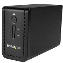 Startech Storage Drive Enclosures | StarTech.com USB 3.1 Dual 3.5” SATA (6Gbps) HDD Enclosure with RAID