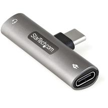 StarTech.com USB C Audio & Charge Adapter  USBC Audio Adapter w/ 3.5mm