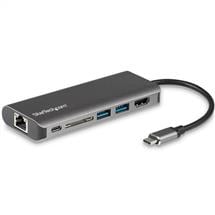 Startech Docking Stations | StarTech.com USB C Multiport Adapter, Portable USBC Dock to 4K HDMI,