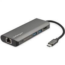 StarTech.com USB C Multiport Adapter  USBC Travel Dock to 4K HDMI, 3x