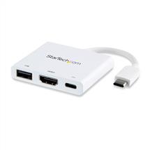 Startech Docking Stations | StarTech.com USBC Multiport Adapter with HDMI  USB 3.0 Port  60W PD