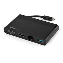StarTech.com USB C Multiport Adapter with HDMI, VGA, Gigabit Ethernet