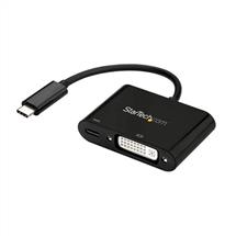 Startech Graphics Adapters | StarTech.com USB C to DVI Adapter with Power Delivery  1080p USB TypeC