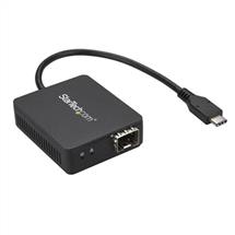 Fiber | StarTech.com USB-C to Fiber Optic Converter - Open SFP