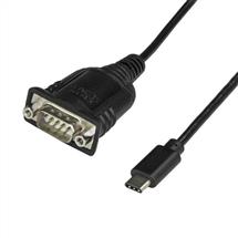 Startech Serial Cables | StarTech.com USB C to Serial Adapter Cable 16" (40cm)  USB Type C to
