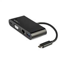 Startech Docking Stations | StarTech.com USBC VGA Multiport Adapter  Power Delivery (60W)  USB 3.0