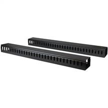 Startech Rack Accessories | StarTech.com Vertical Cable Organizer with Finger Ducts - 0U - 6 ft.