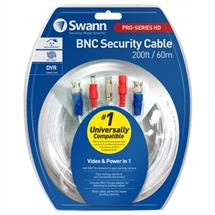 Swann SWPRO-60MTVF coaxial cable 60 m BNC | Quzo UK