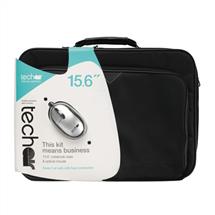 Techair 15.6inch Black Bag And Silver / Black Optical Mouse