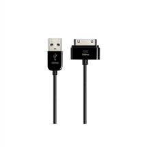 Techlink 526741 mobile phone cable Black USB A Apple 30-pin 1.2 m
