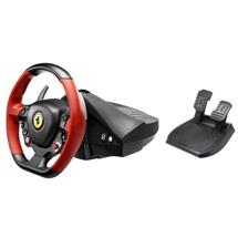 Thrustmaster Ferrari 458 Spider Black, Red Steering wheel + Pedals