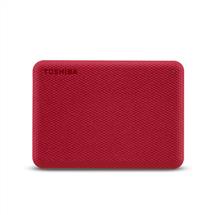 Toshiba Canvio Advance 1TB Ext HDD Red | Quzo UK