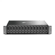 TP-Link Networking - Rack Cabinet Accessory | TP-LINK TL-MC1400 network equipment chassis Black | Quzo