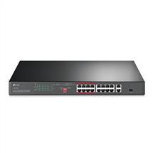 TP-Link Network Switches | TPLINK 16Port 10/100 Mbps + 2Port Gigabit Rackmount PoE Switch with
