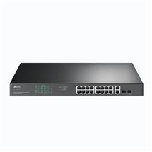 TP-Link Network Switches | TP-LINK 18-Port Gigabit Rackmount Switch with 16 PoE+